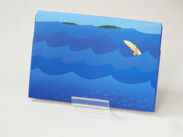 紙のカードケース　「海」 2枚目の画像