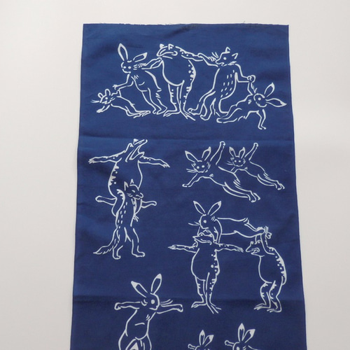 鳥獣戯画展ビビットカラー手ぬぐい 3枚1枚使用済テープバッジ×2ファイルA4×2 鳥獣戯画シリーズ新柄・新アイテム登場 | 新商品 | 風のうわさ