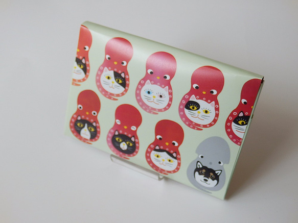 paper cardcase　猫にタコ 2枚目の画像