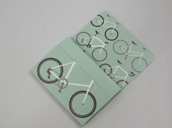 ペーパーカードケース「自転車（単色ver）」 3枚目の画像