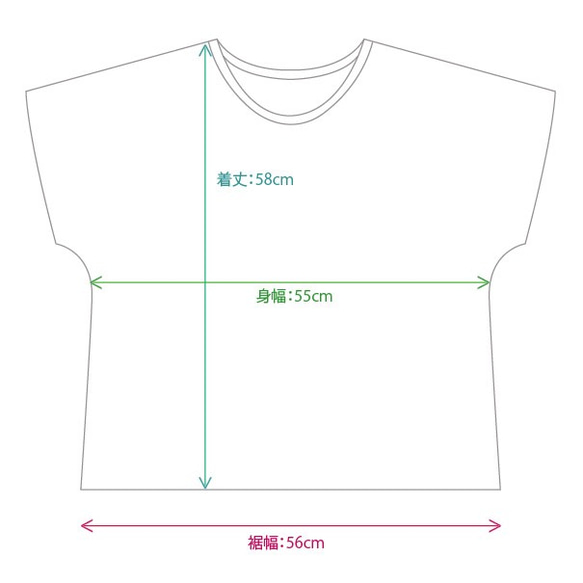 Tシャツ/new!!めっちゃ可愛い❤️ドルマンスリーブレディースTシャツ(ブラック) /ロゴ カットソー 5枚目の画像