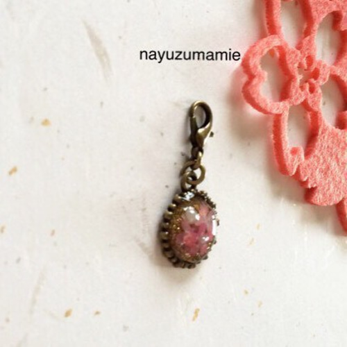ぷっくりお花のファスナーチャーム♡ハンドメイド5