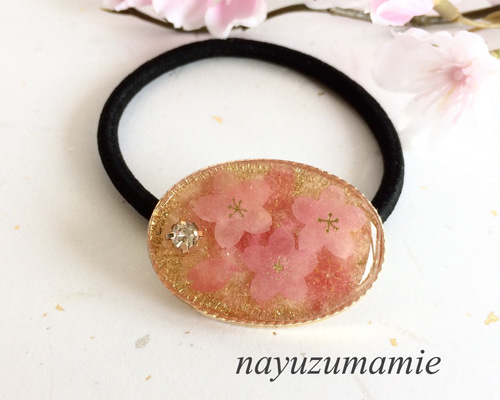 桜＊＊レジン＊髪ゴム【212】 ヘアゴム なゆずまみぃ 通販 3608415