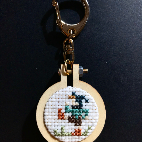mini刺繍枠キーホルダー 木こり その他雑貨 HARITOITO 通販