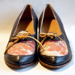 50年代的死庫存布料點¯x皮鞋23,5cm 第4張的照片