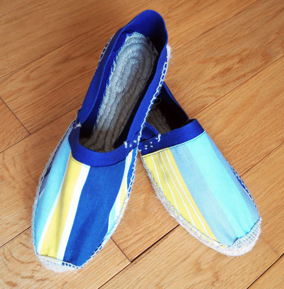 N°30  -  8法國製造的帆布鞋24.5厘米 第6張的照片