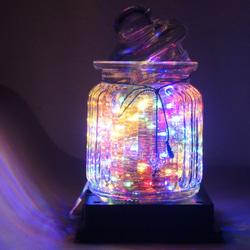 七色アロマランプ　Seven-colored Aroma Lamp Creema 限定　ソーラー電源 受注製作 3枚目の画像