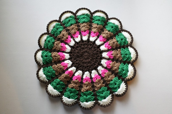 SALE＊お花のフワフワ円座＊mix その他インテリア雑貨 木葉木  