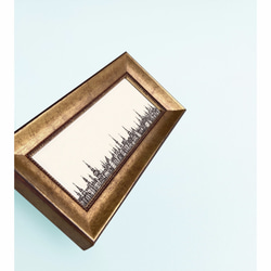 ミニ額縁 原画【 いつかの記憶 】medium size ver. ( antique gold ） 10枚目の画像