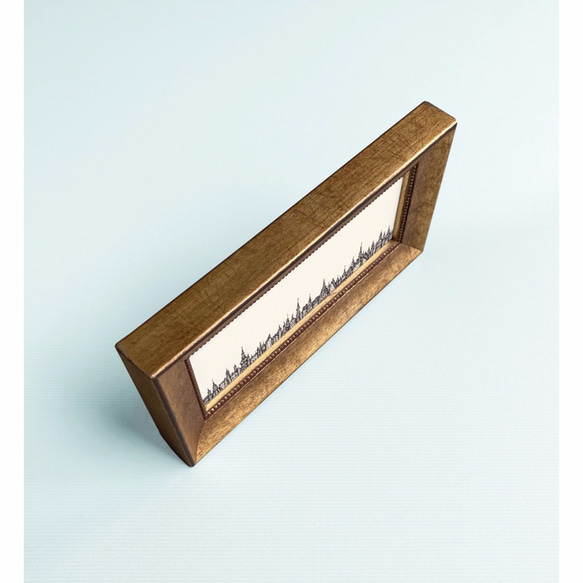 ミニ額縁 原画【 いつかの記憶 】medium size ver. ( antique gold ） 11枚目の画像