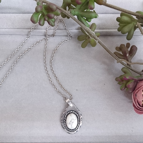 シルバー ペンダント ネックレス【値下げ可能】 値下げ可能ターコイズ