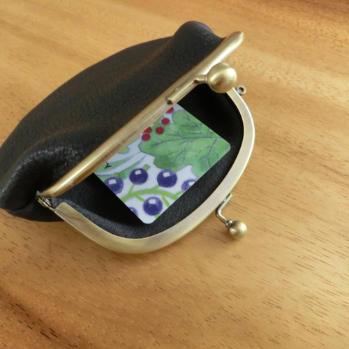 左利き用の革がま口財布 がま口 Niger（ニゲル） 通販 6986735｜Creema