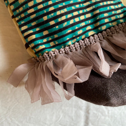 アフリカ布の巾着[つばめ] 4枚目の画像