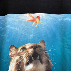 金魚の大冒険。猫の大冒険。金魚鉢の中の物語。 4枚目の画像