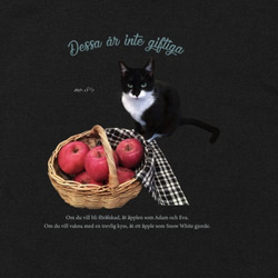 白雪姫に林檎を届けにいく時のTシャツ。バスケットに林檎を入れて森へ行こう。 1枚目の画像