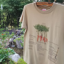 マルシェ、ガーデニング、ピクニックにぴったりなヨーロッパのガーデナーTシャツ. 7枚目の画像