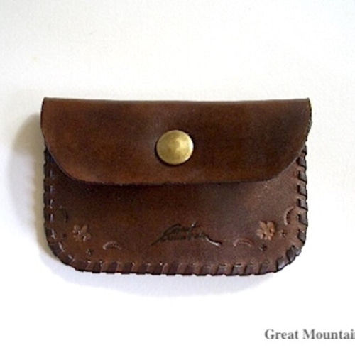 カメ  小物入れ   メキシコ製 Fave ヘルマンリクガメ 三つ折りミニ財布 三つ折り 財布 フル