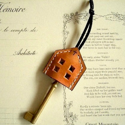 教會皮革鑰匙套鑰匙包箱包革鑰匙扣禮品 第4張的照片