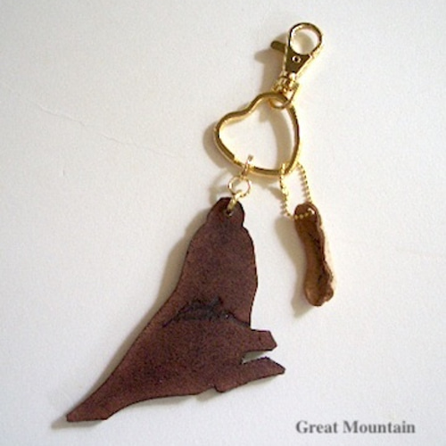 Great Mountainインコレザーキーホルダー小物入れ3点セット Great