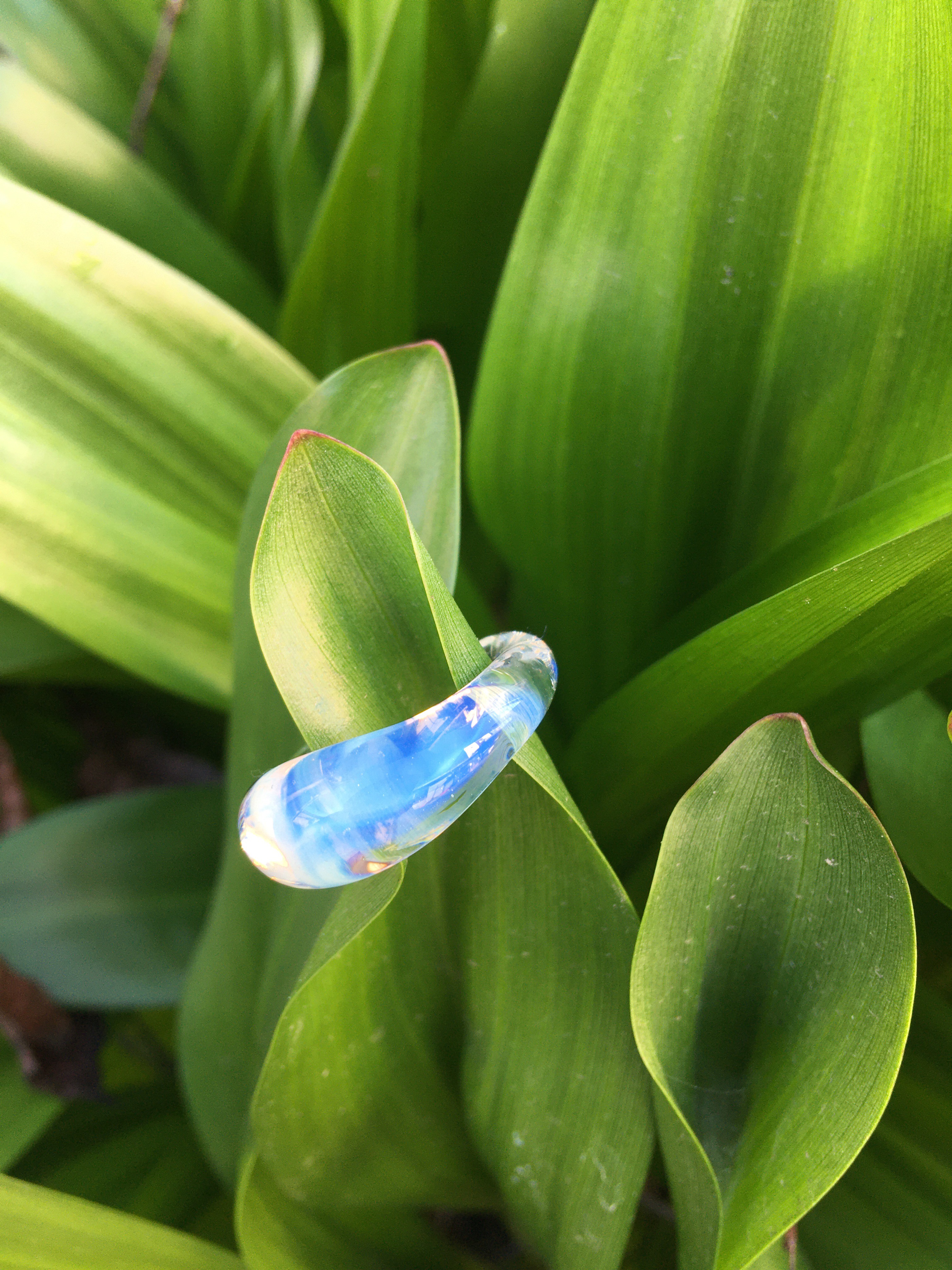 【人気No2】　ガラスリング　〜opal〜