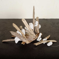 流木とサンゴのガ―ラント、モビール 4枚目の画像