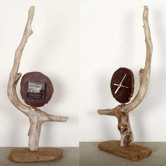 流木の置き時計－６ 3枚目の画像