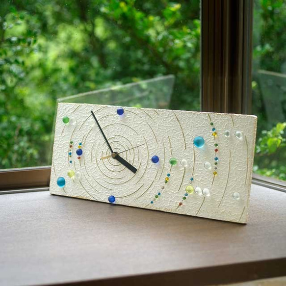 【送料無料】星空の置き時計、掛け時計　 1枚目の画像