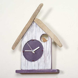 【送料無料】　とりっこハウス壁掛け時計、置き時計－１１ 4枚目の画像