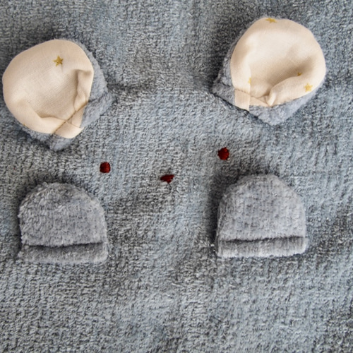 送料無料 ぬいぐるみになる！変身タオルケット （くまくんサックス