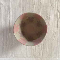 ピースなお茶碗（ピンク×パープル） 3枚目の画像