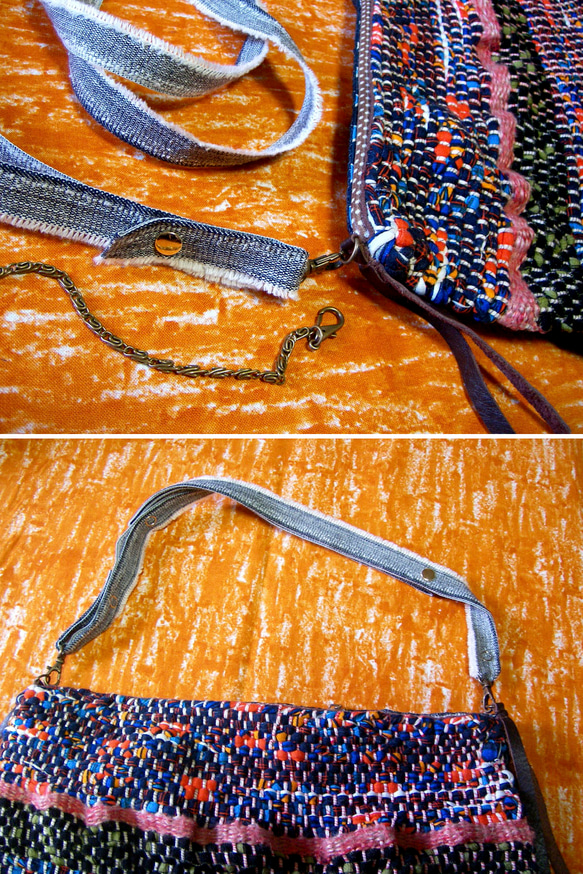 コルクボード織り・よくばり☆スカートバッグ 3枚目の画像