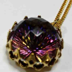 heliotrope starburst pendant necklace 2枚目の画像