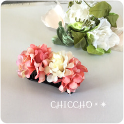 Flowerclip♡明ピンク系 2枚目の画像