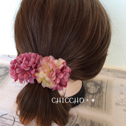 Flowerclip♡渋ピンク系 1枚目の画像