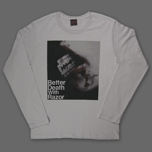 Better Death With Razor Long Sleeve T-shirt 1枚目の画像