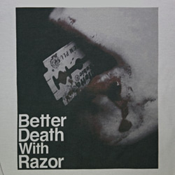 Better Death With Razor Long Sleeve T-shirt 2枚目の画像