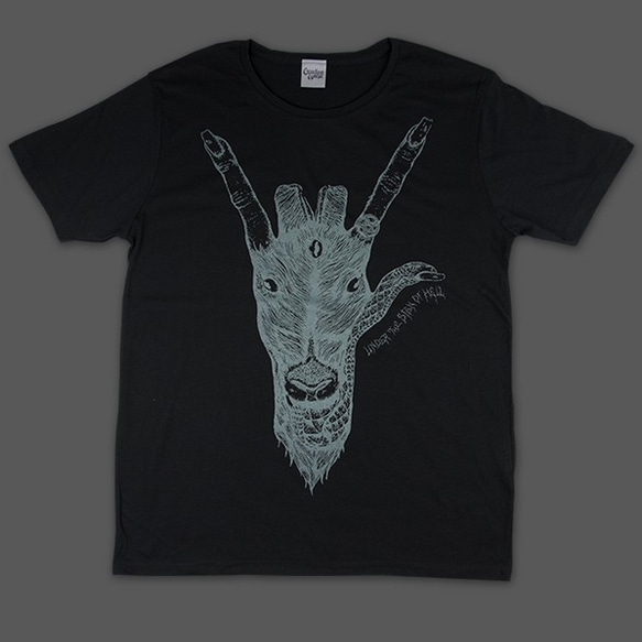 UNDER THE SIGN OF HELL（Black）T-shirt 1枚目の画像