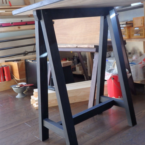 クラフトマンの勉強机（ビンテージ加工、奥行き50cm） 机・デスク