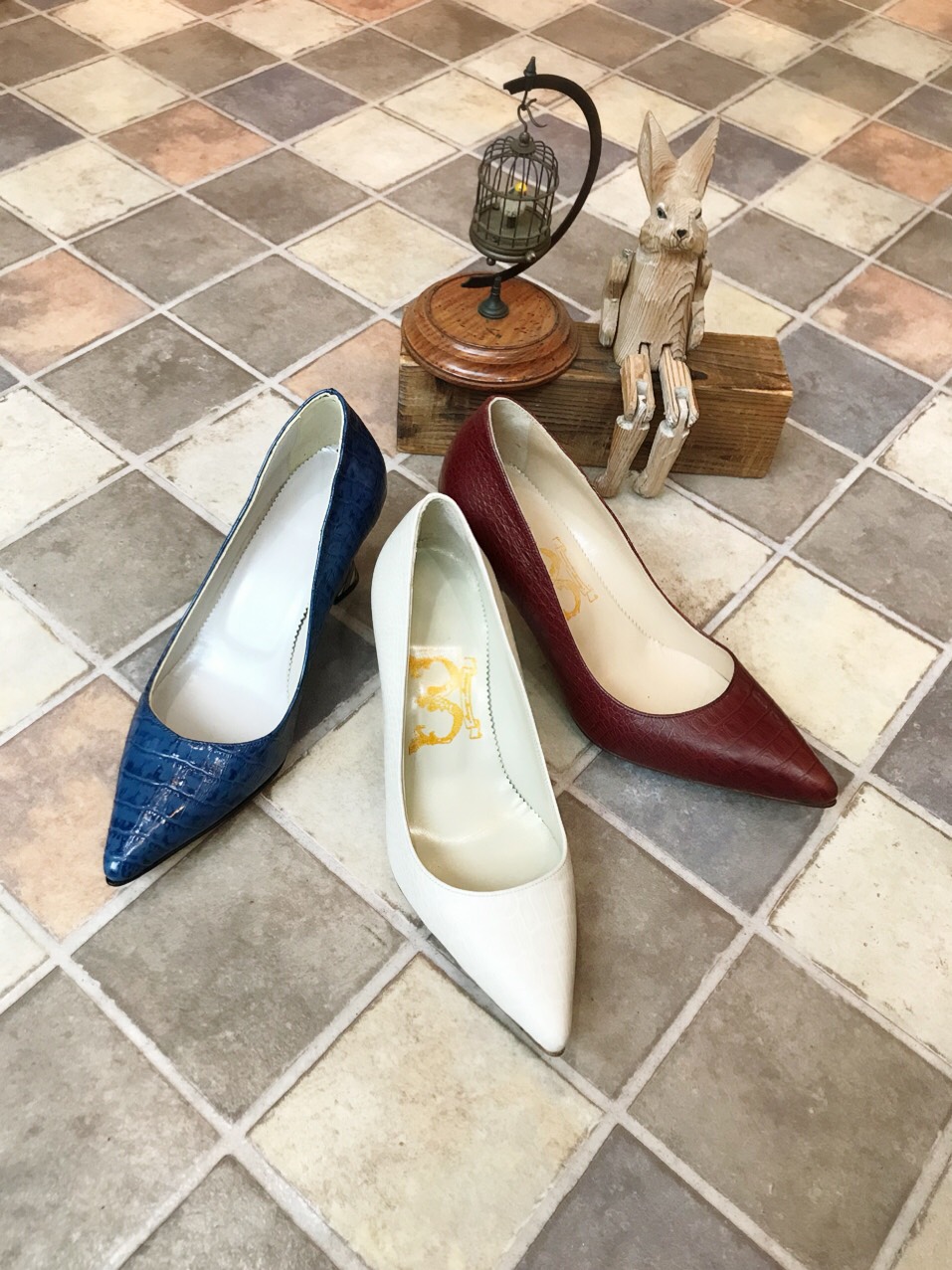 [受注生産]　Color order ティラミス　ポインテッドトゥ　７ｃｍ