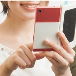 虹色雨粒　―niji-iro-ama-tsubu―　Galaxy　S9　等大サイズスマホ　全機種対応　手帳型 4枚目の画像