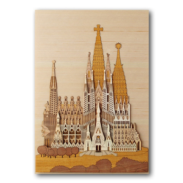 Kiharie Art Kit "Sagrada Familia"手作DIY 手工材料包 第7張的照片