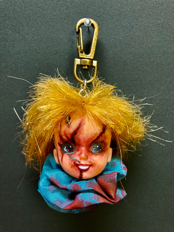 ハロウィン チャッキーコス キーホルダー キーホルダー うつけ 通販