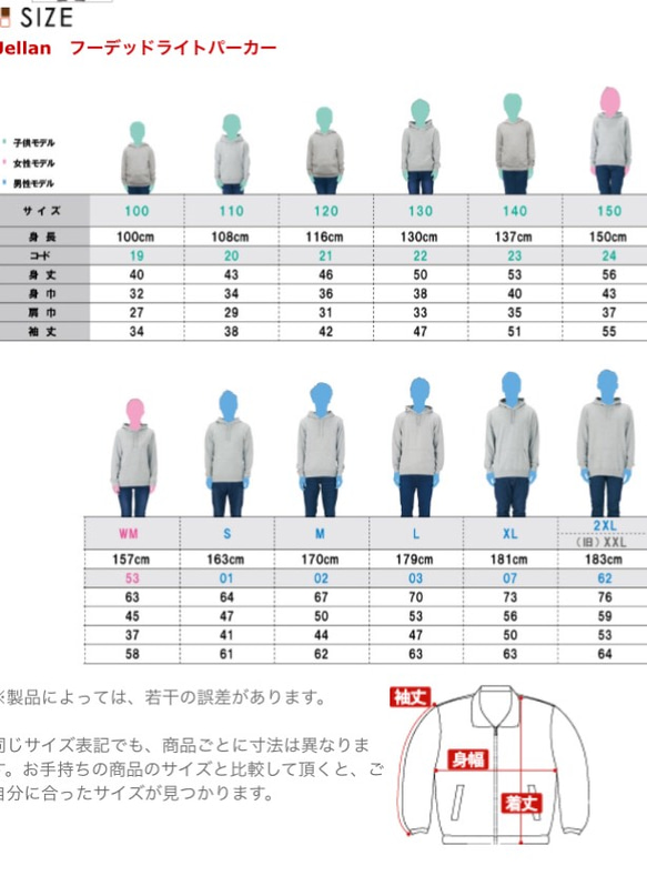 お名前入りパーカー お揃いコーデ 5枚目の画像