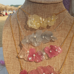 dry flower necklace 1枚目の画像