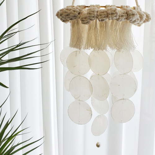 マクラメ付きカピスシェルモビール モビール I PRINT YOU 通販