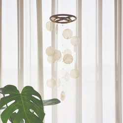 波模様カピスシェルモビール 2枚目の画像