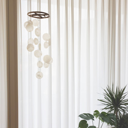 波模様カピスシェルモビール 3枚目の画像