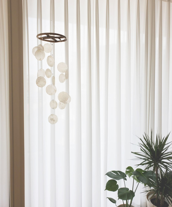 波模様カピスシェルモビール 3枚目の画像