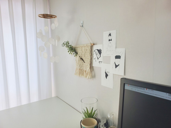 波模様カピスシェルモビール 5枚目の画像