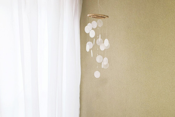 波模様カピスシェルモビール 6枚目の画像